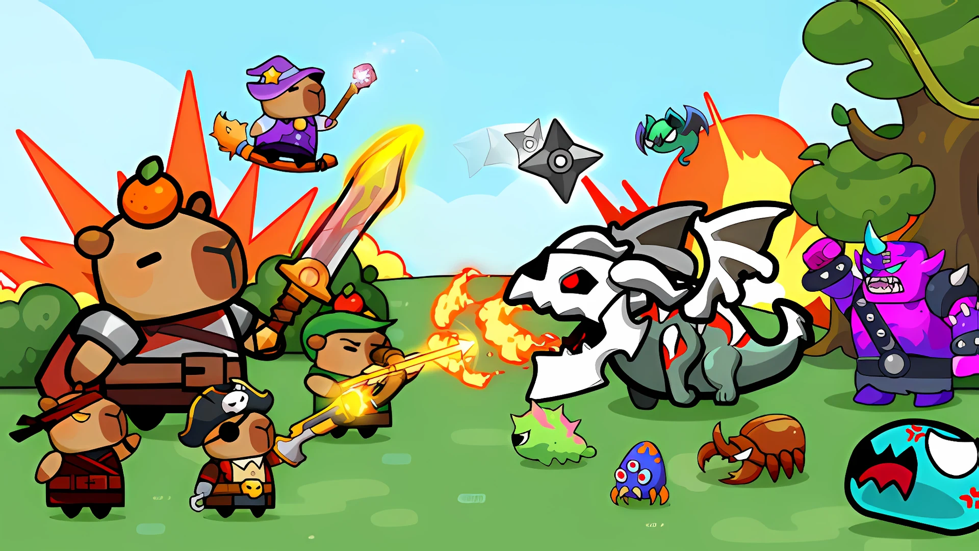 Capybara Survivor Idle RPG screenshot