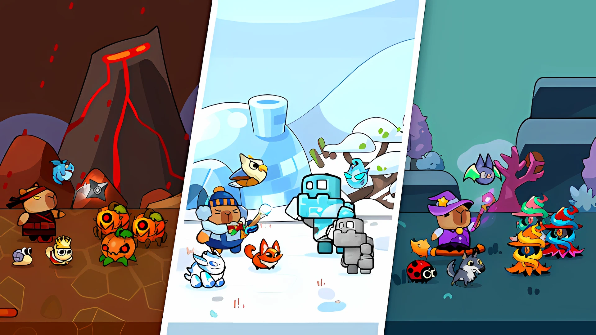 Capybara Survivor Idle RPG screenshot